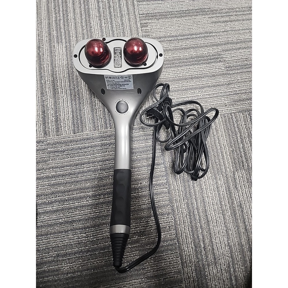 Homedics PA-100H Hand Held Adjustable Percussion Massager‎ With Heat Tested Work